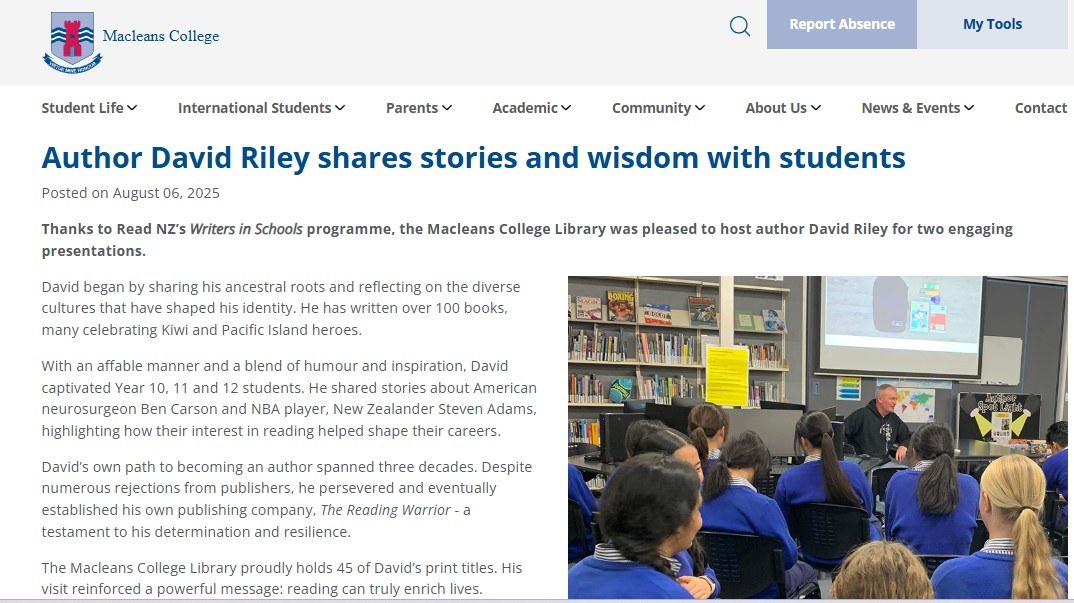 Macleans College Visit