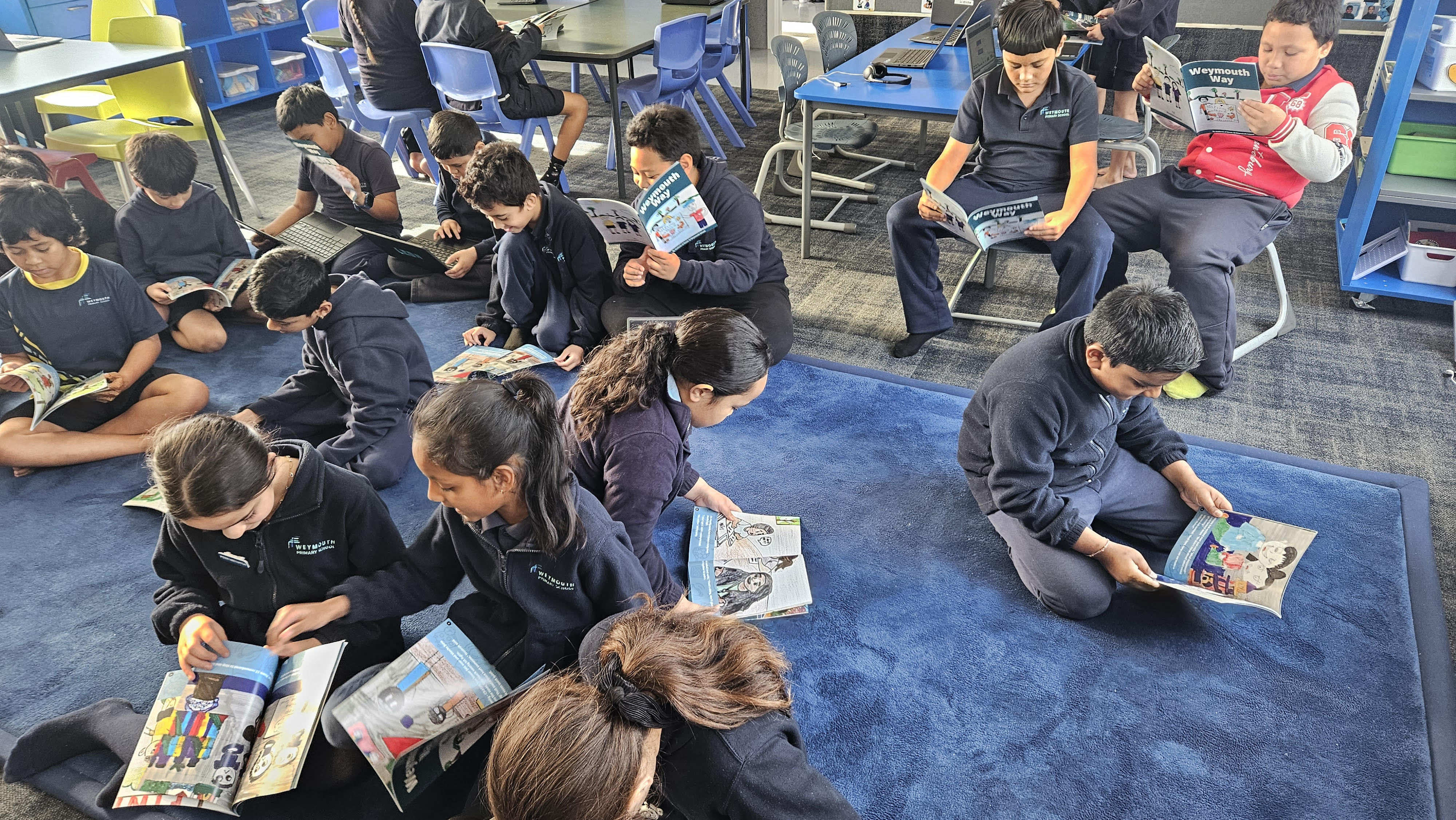 When kids read the books they write!